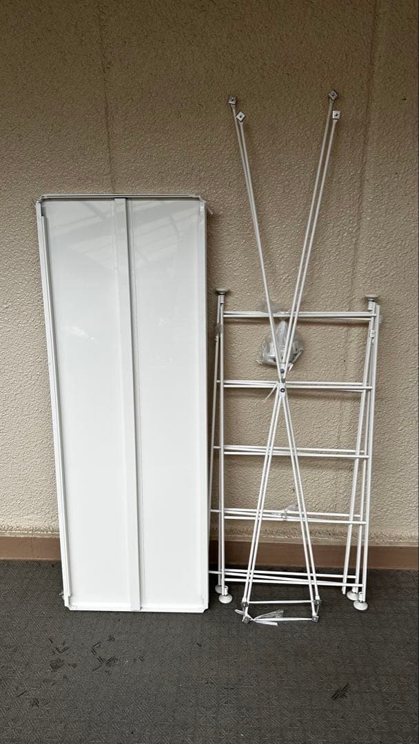 値下！【美品・特注】無印良品 ユニットシェルフ ライトグレー 棚板112cm