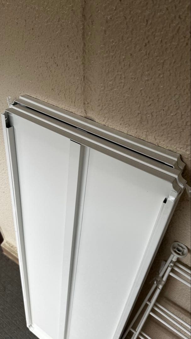 値下！【美品・特注】無印良品 ユニットシェルフ ライトグレー 棚板112cm