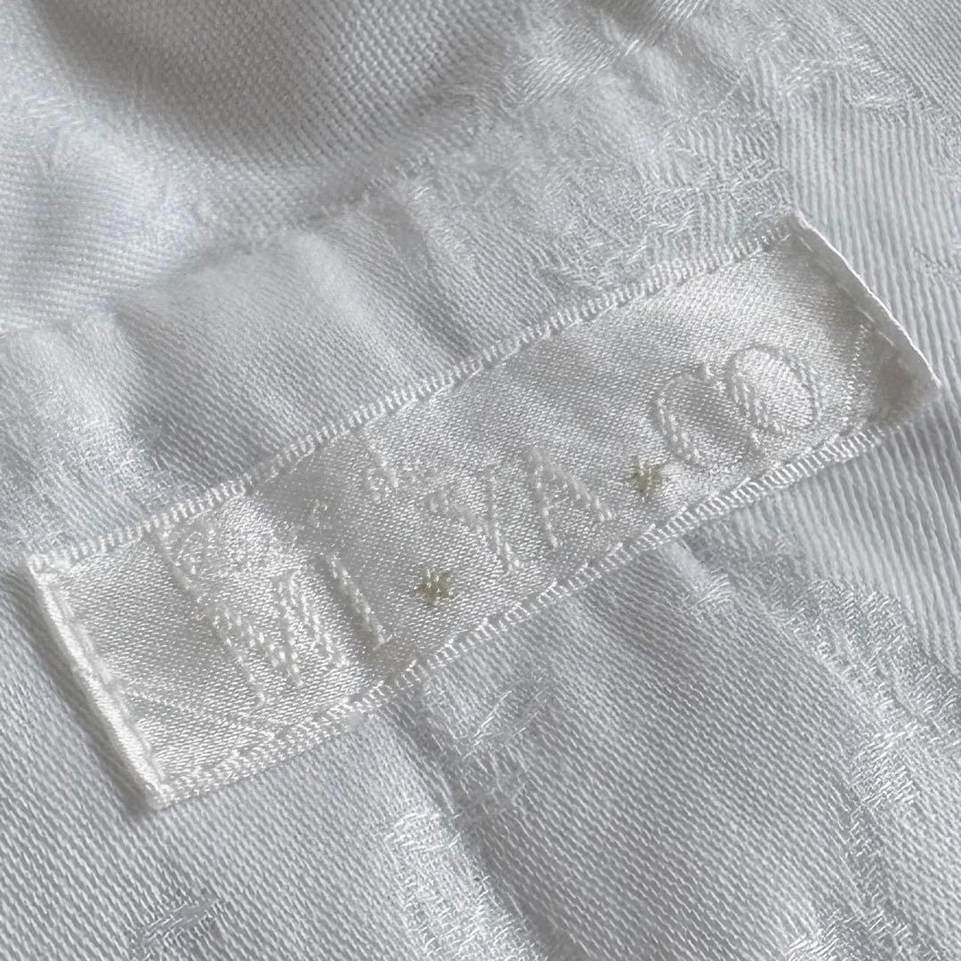 希少【ピコレース×ジャガード（花柄刺繍）】MIYACOミヤコ／シャツジャケット