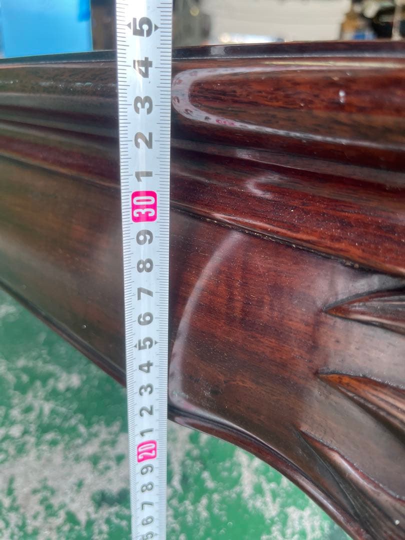 座卓 彫刻 木彫り 重圧 インテリア 和室 センターテーブル