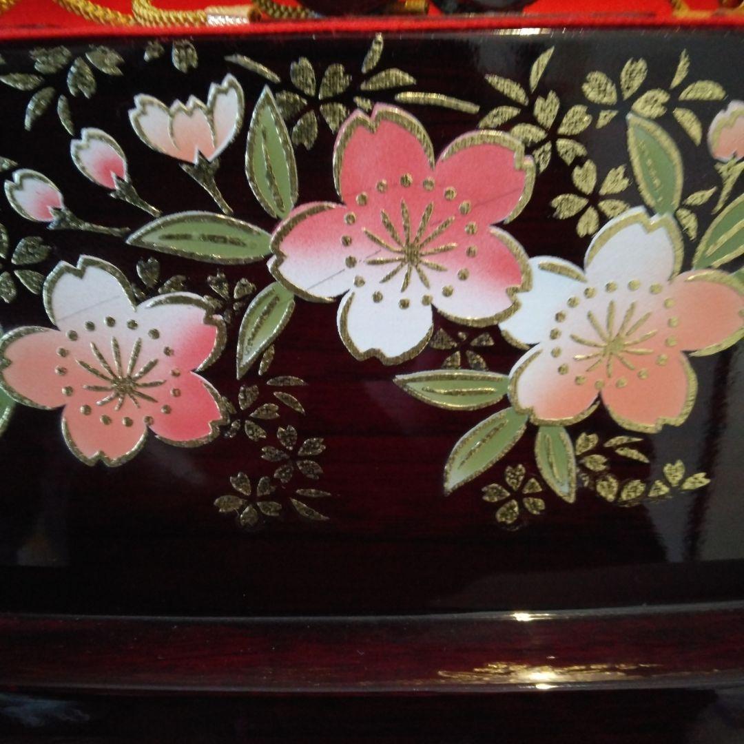 ひな人形　三段収納飾り　福仙　Ｗ-93275