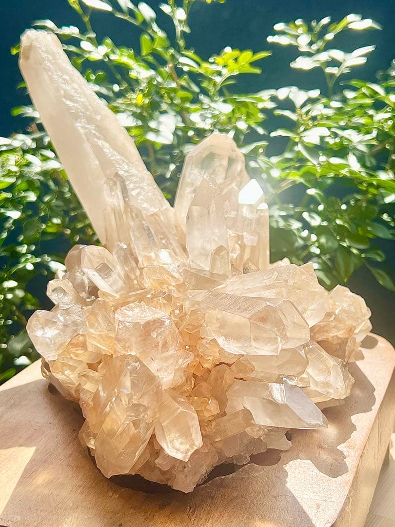 レア　超BIG 天然ピンク　マニカラン産　クラスター【3 ㌕】　置物　風水