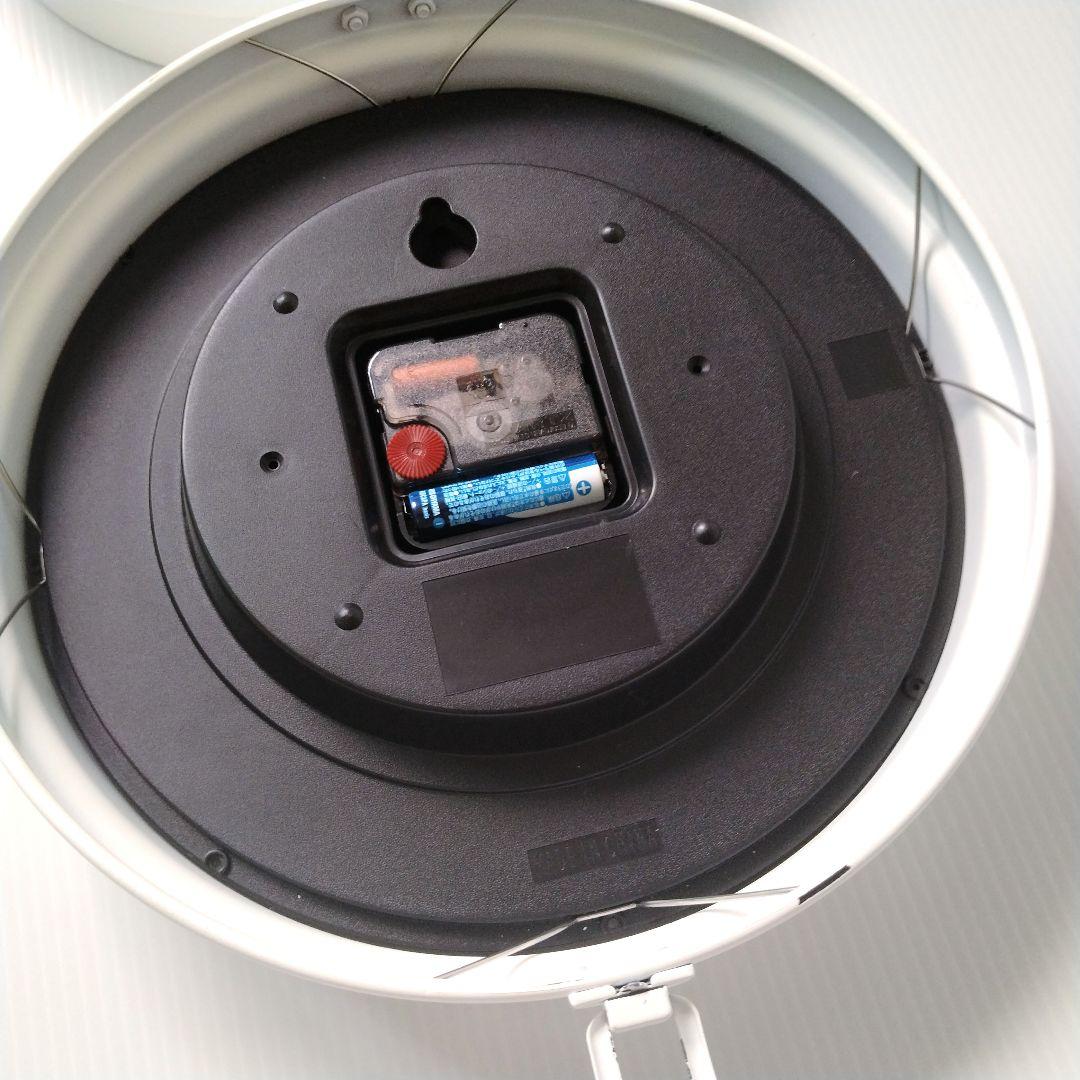 壁掛け 両面時計 ウォールクロック インテリア ホワイト 壁付け