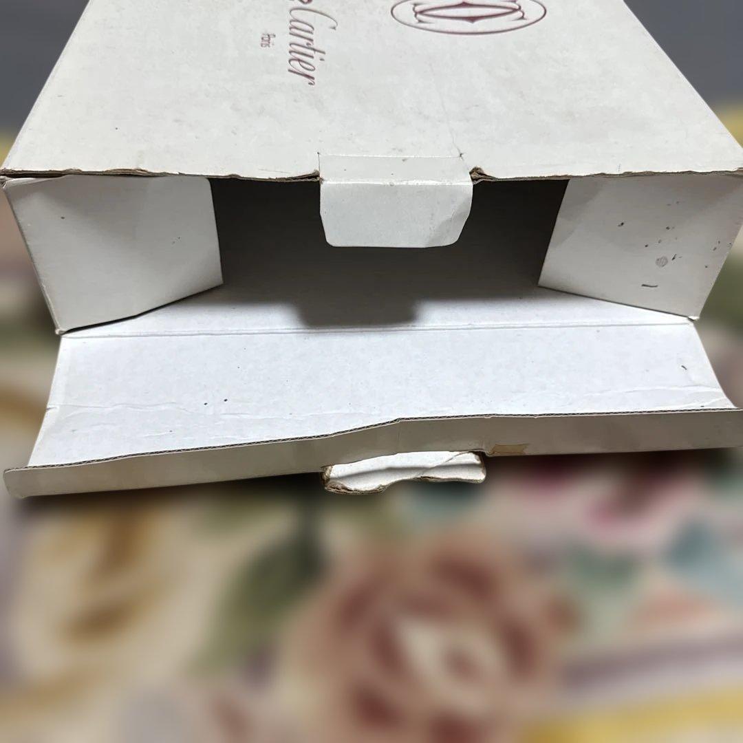 美品 カルティエ トートバッグ ボルドー A4可 ゴールド金具