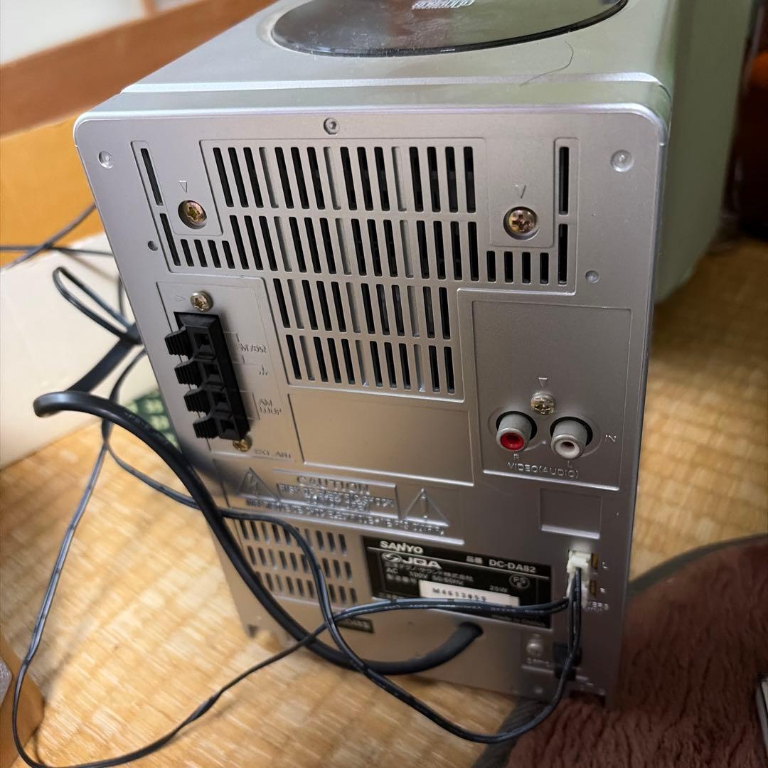 SANYO ミニコンポ テープデッキ搭載