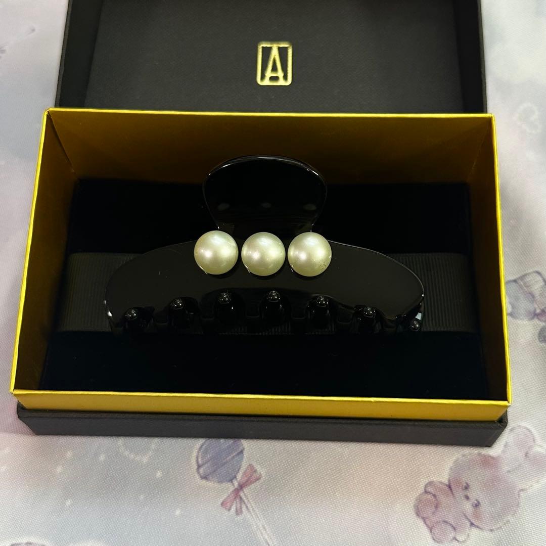 ALEXANDRE DE PARIS パール　ヘアクリップ　Mサイズ