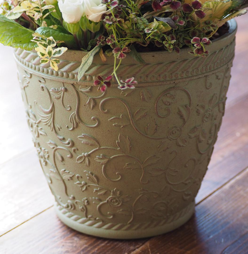 【お値下げ】アンティークシックなアメジストカラー寄せ植え