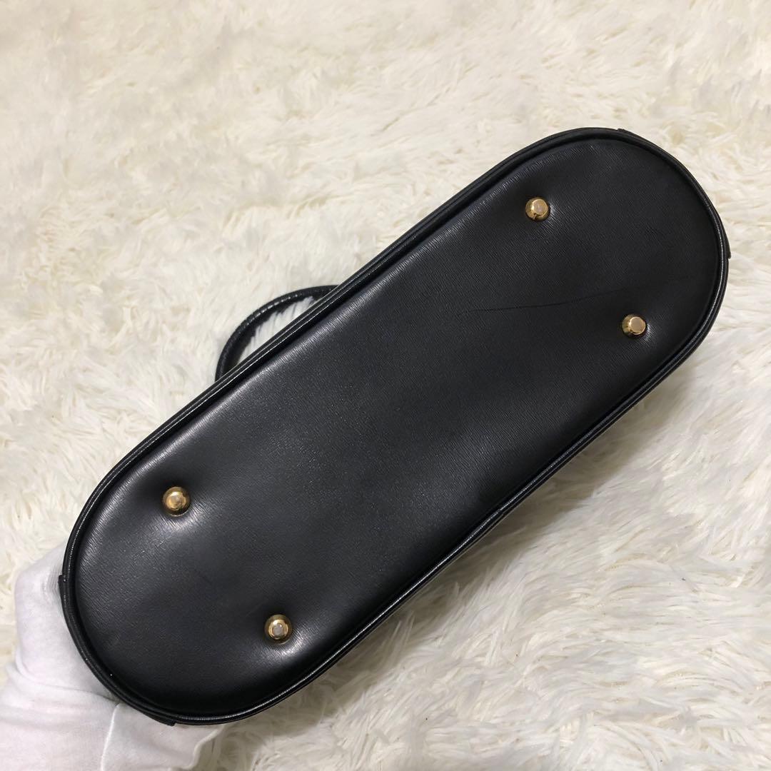 新品同様✨ハマノ ロイヤルモデルハンドバッグ フォーマル　皇室御用達 ブラック