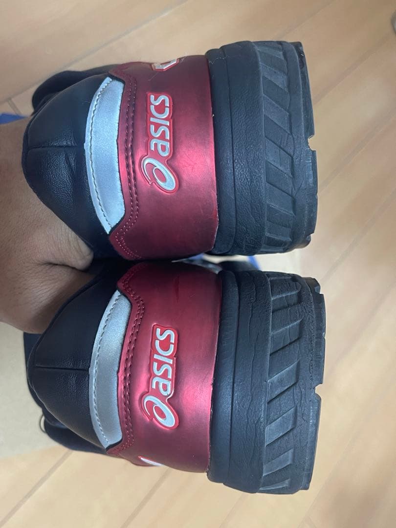 asics(アシックス) WINJOB 安全靴 黒/赤CP306限定カラー