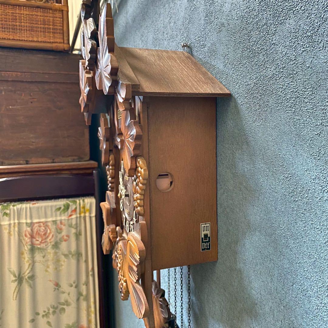 鳩時計 昭和レトロ インテリア 当時物ジャンク品