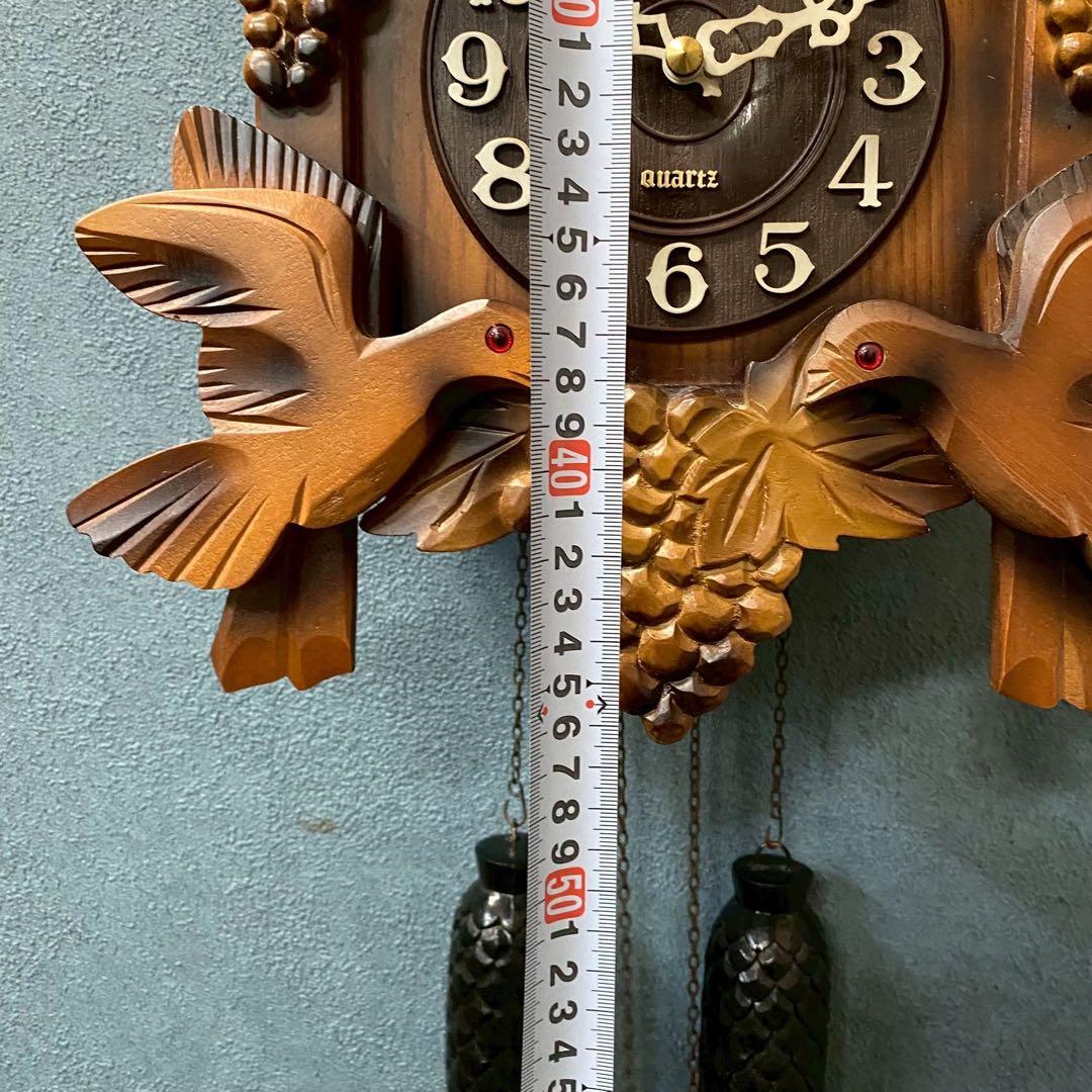 鳩時計 昭和レトロ インテリア 当時物ジャンク品