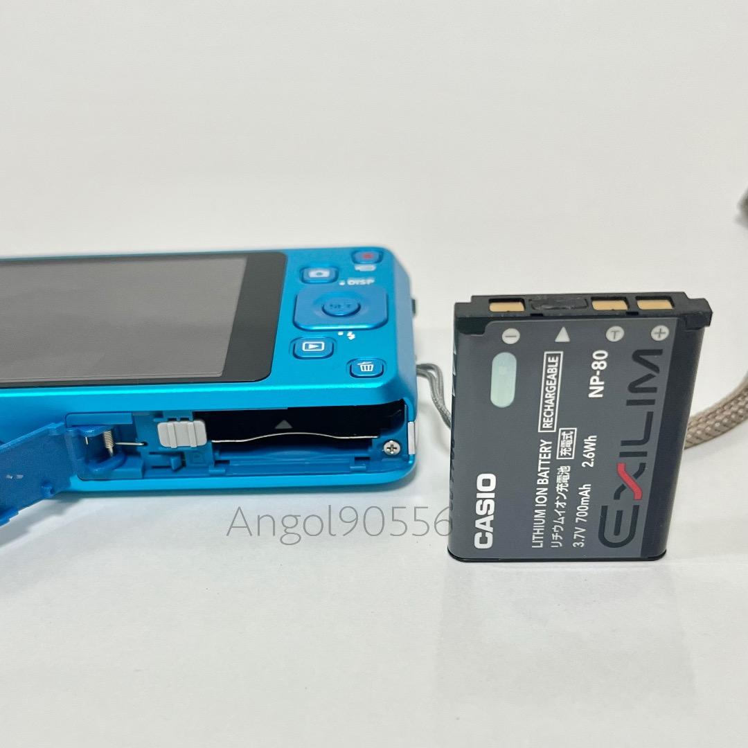 美品 CASIO EX-Z800 コンパクトデジタルカメラ ブルー 取説 箱