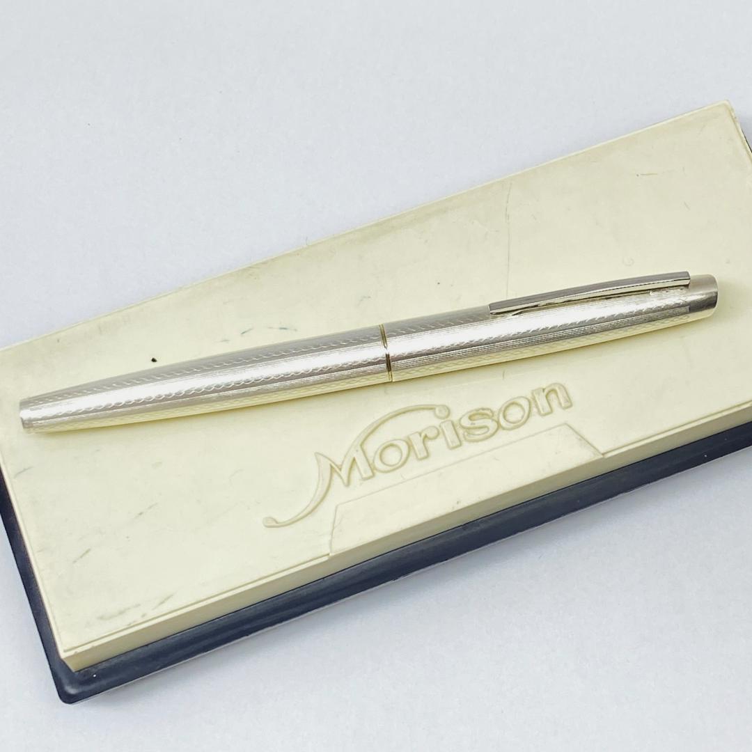 レア 純銀 18K モリソン 万年筆 Morison SILVER