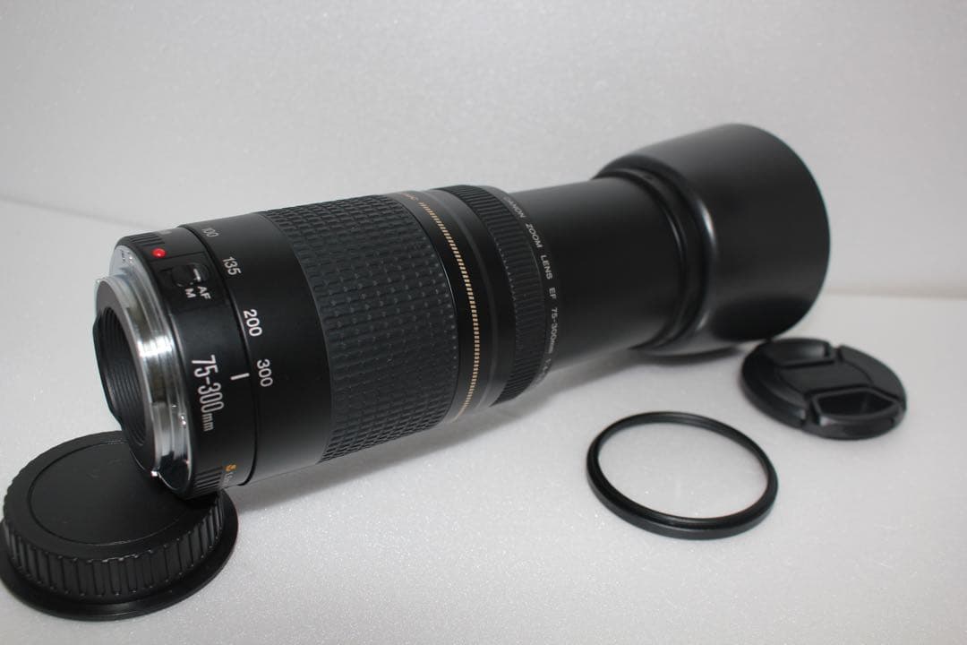 望遠レンズ☆キャノン☆Canon EF 75-300mm USM