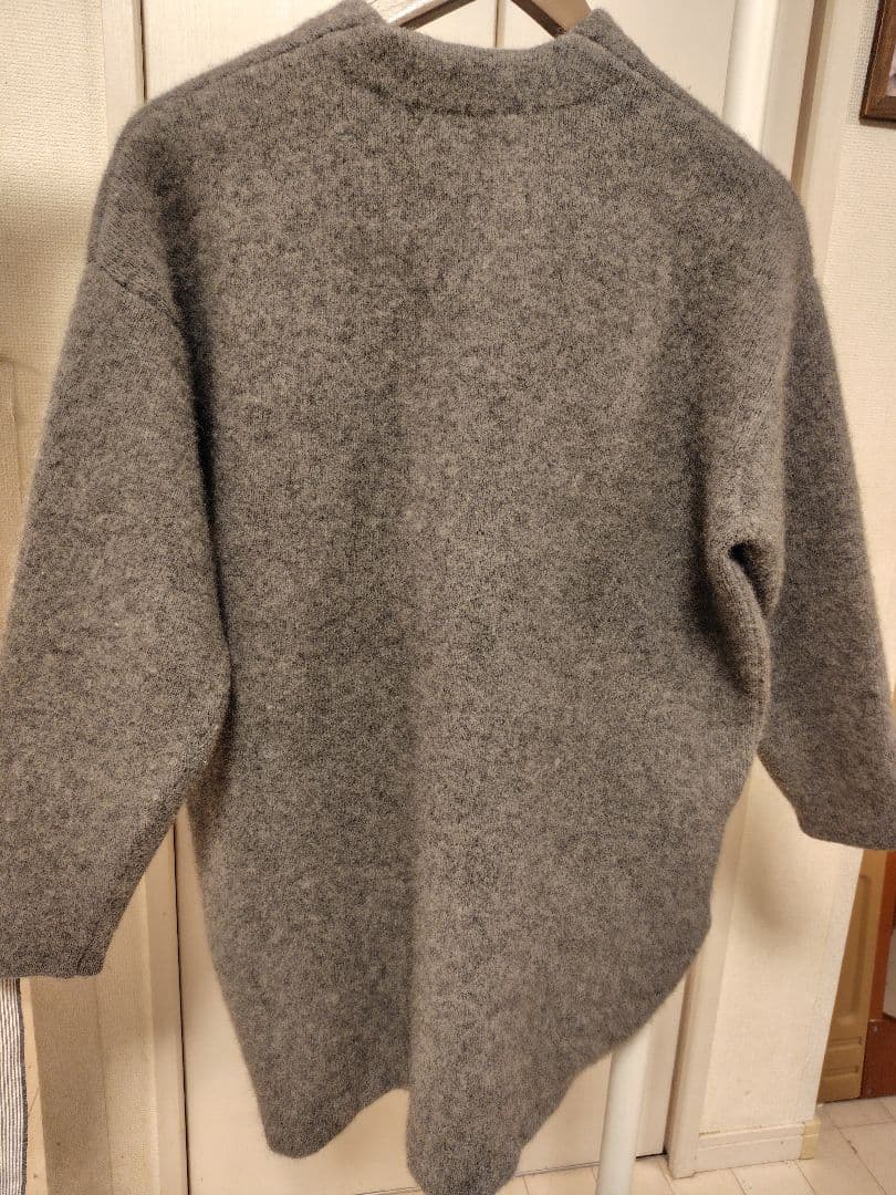 ELENDEEKエレンディーク ラクーンカーディガン 01サイズ グレー