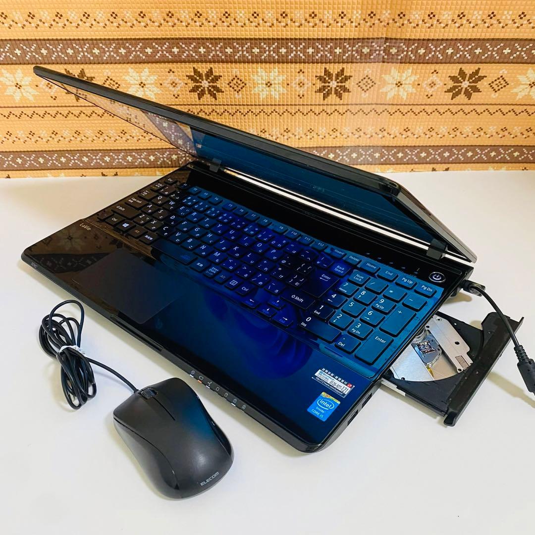 Y66 NECノートパソコン i5メモリ8G高速 Windows11オフィス付き