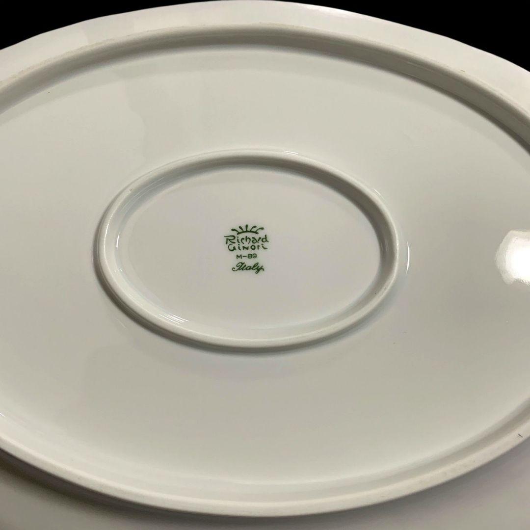 リチャードジノリ ベッキオホワイト オーバル プレート 大皿 2枚セット