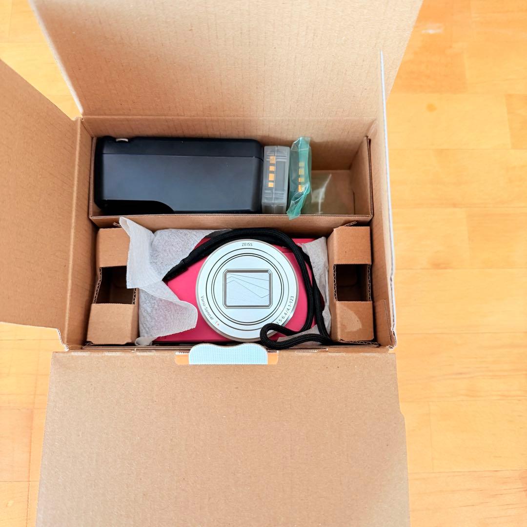 SONY DSC-WX500 サイバーショット　ソニー　レッド　デジカメ