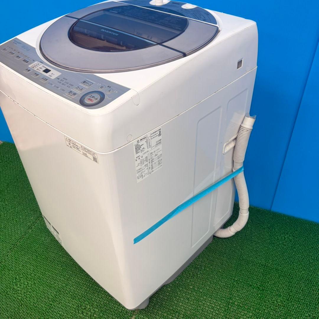 610 関東配送無料　SHARP　洗濯機　大容量８キロ　小型　一人暮らし　家庭用
