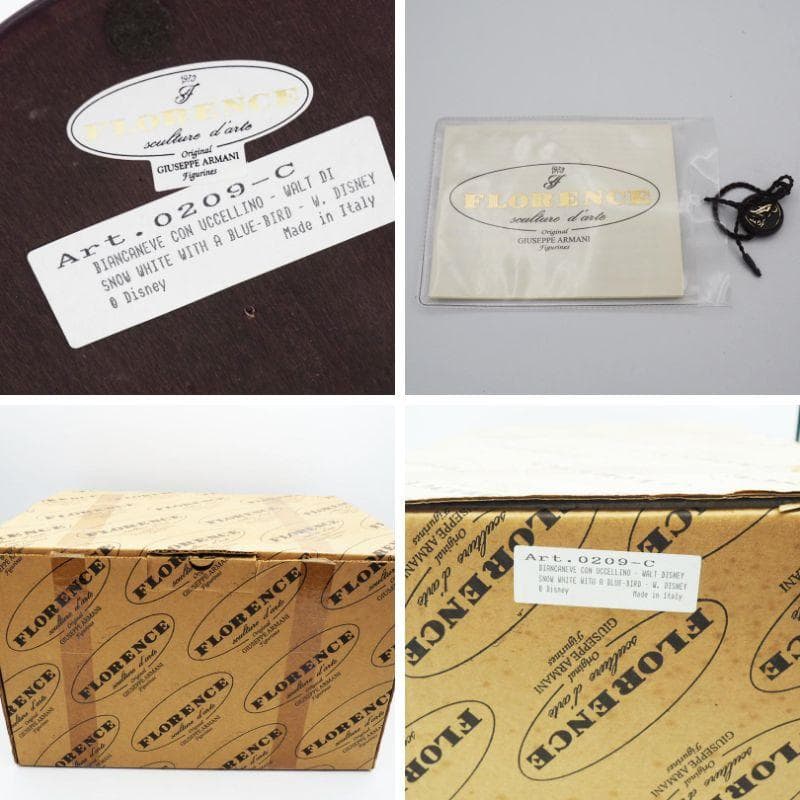 ジョゼッペ アルマーニ ディズニー フローレンス 白雪姫 青い鳥 0209C