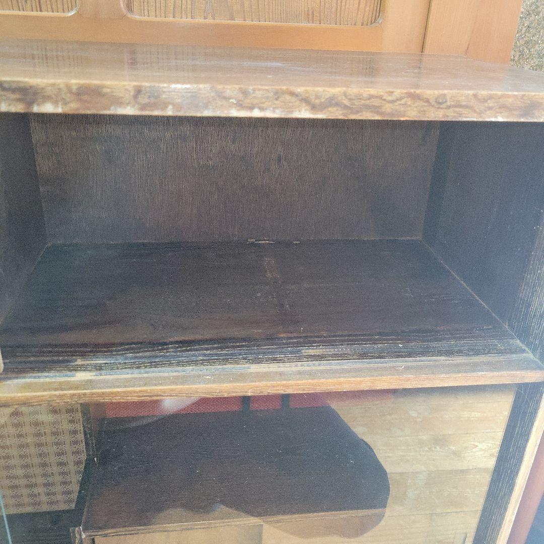 【昭和レトロ】茶箪笥 飾り彫り 古家具 アンティーク