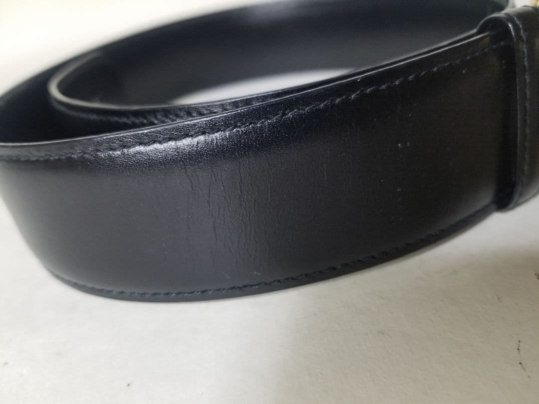 グッチ　GUCCI ベルト　黒　ブラック　GGバックル