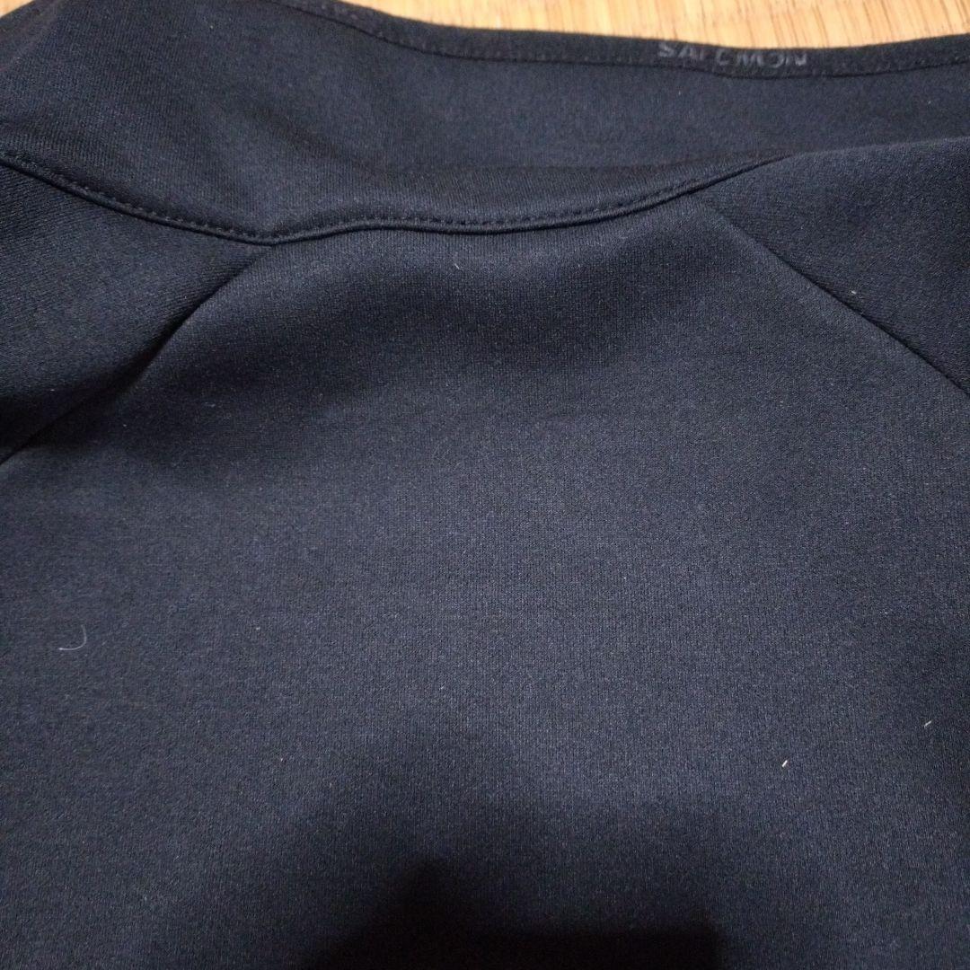 SALOMON ブラック フリースジャケット XL　ミドラー