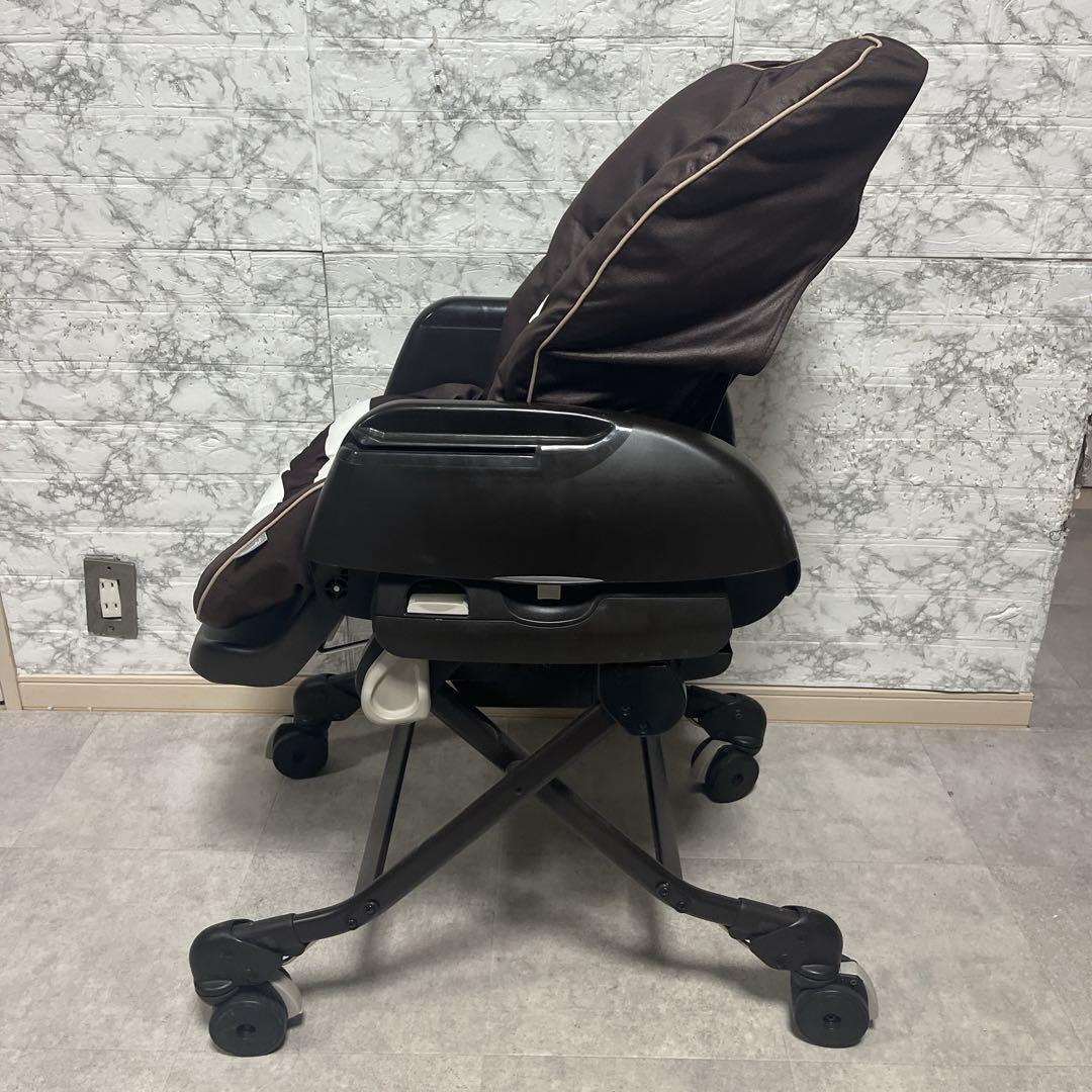 【美品】Combi ネムリラ4キャス AT オートスウィング ハイローチェア