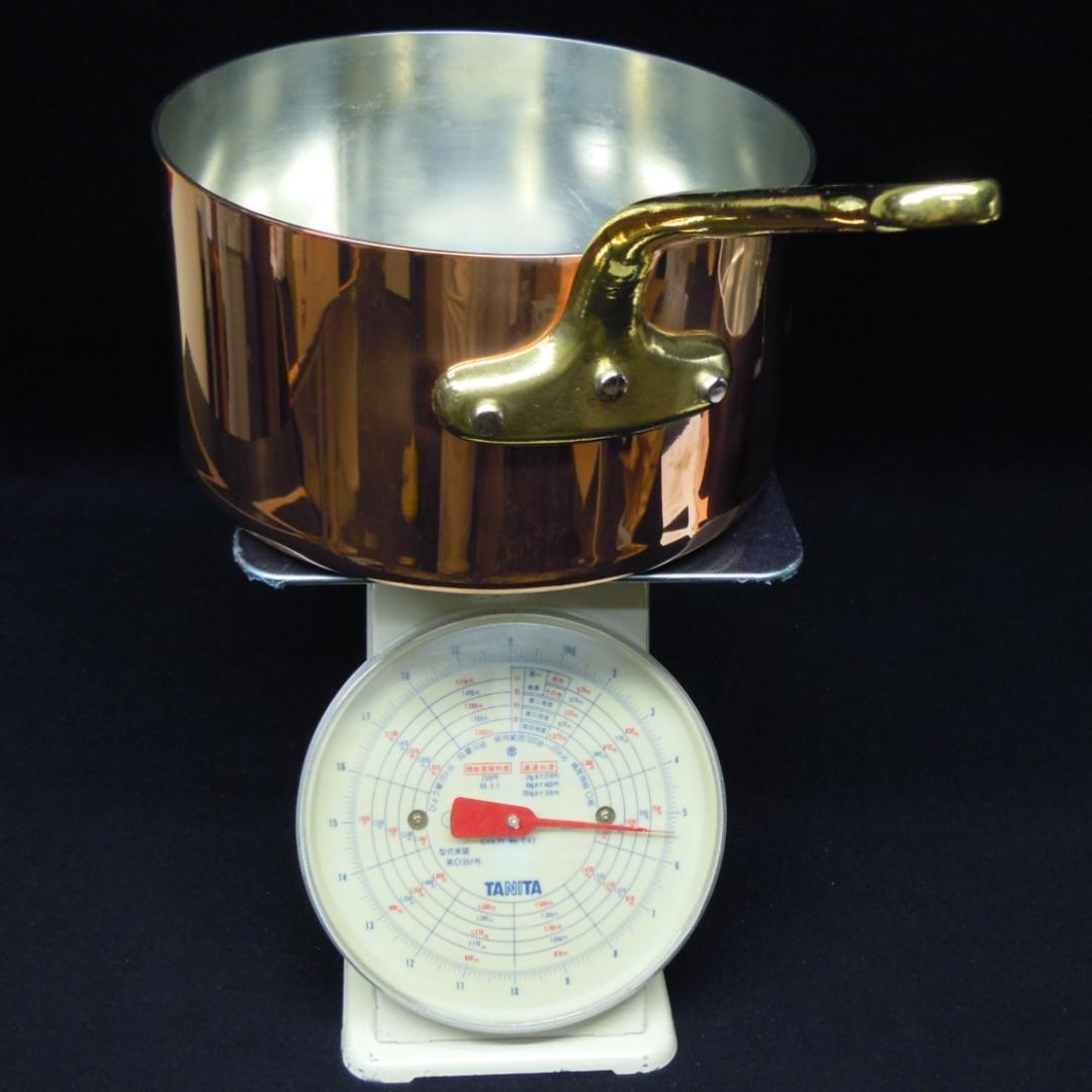 銅鍋３点 厚3mm 30深型 27深型 30テーパー型 和田助製作所 未使用