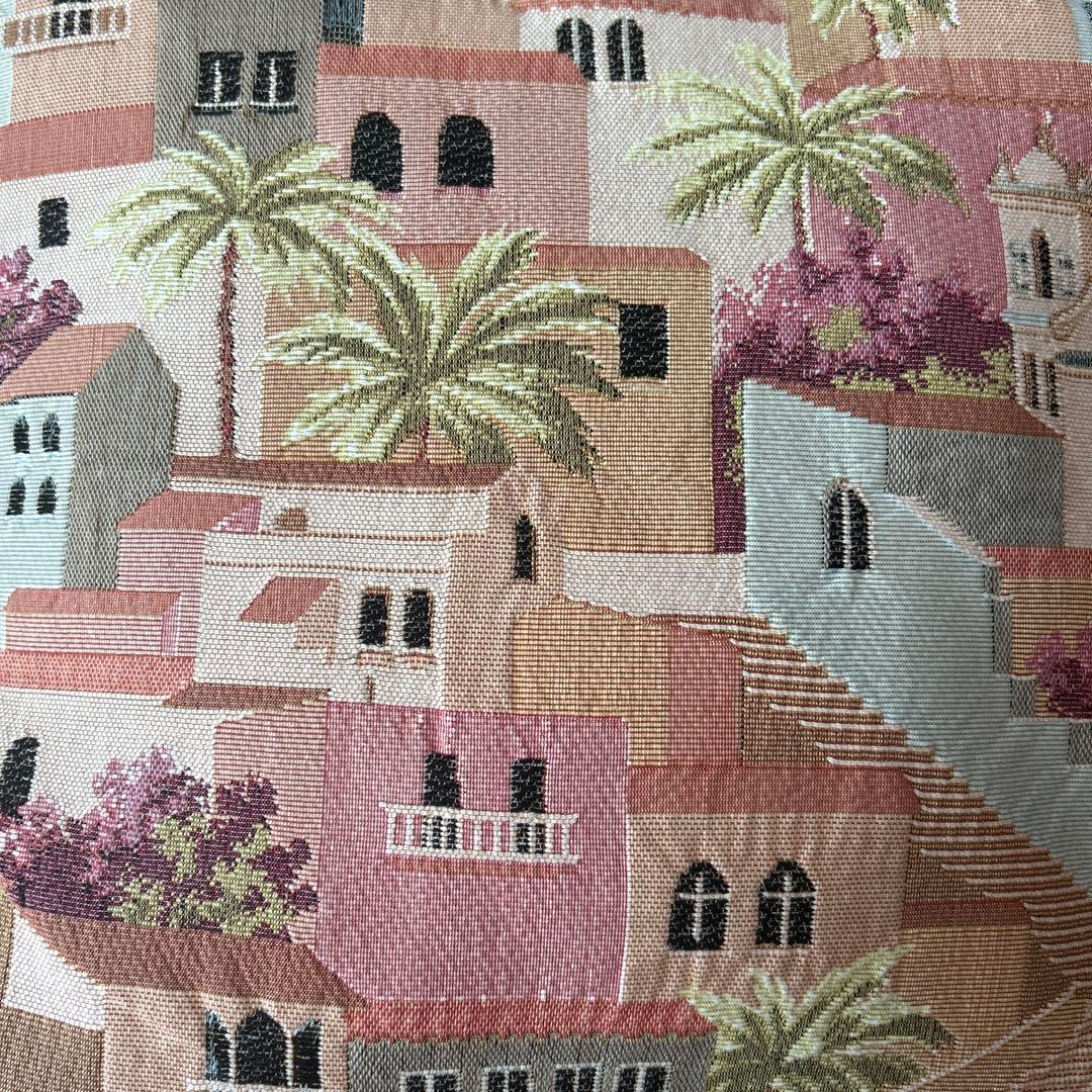 IOSIS クッションカバー　エッフェル塔、風景柄2枚組　イヴドローム