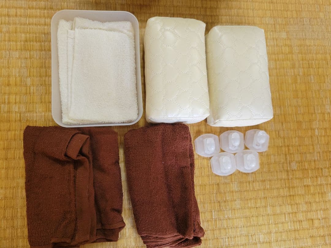 【中古・抜けあり】ネイル検定用品収納バッグ ブラック グッズセット