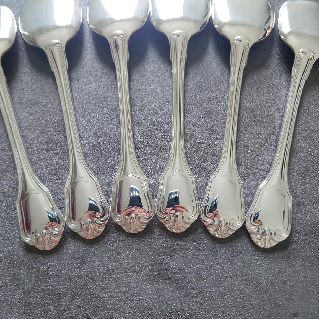 希少 極美品 クリストフル ポートロイヤル アイスクリームスプーン 6点