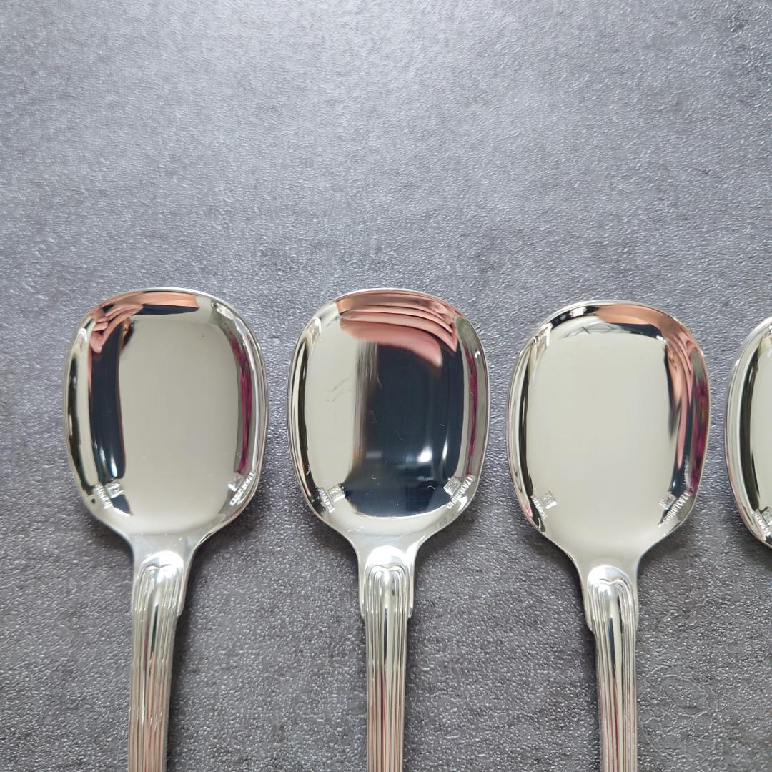 希少 極美品 クリストフル ポートロイヤル アイスクリームスプーン 6点