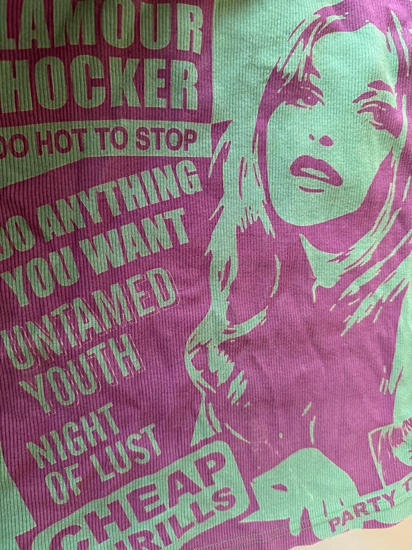 HYSTERIC GLAMOUR ヒステリックグラマー　キャミソール グリーン