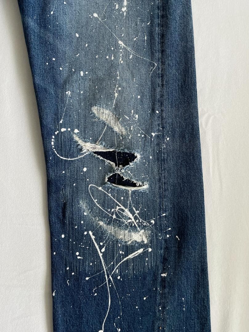 LVC 55年 リーバイス 501xx ペンキ＆リペア加工 デニムパンツ W33