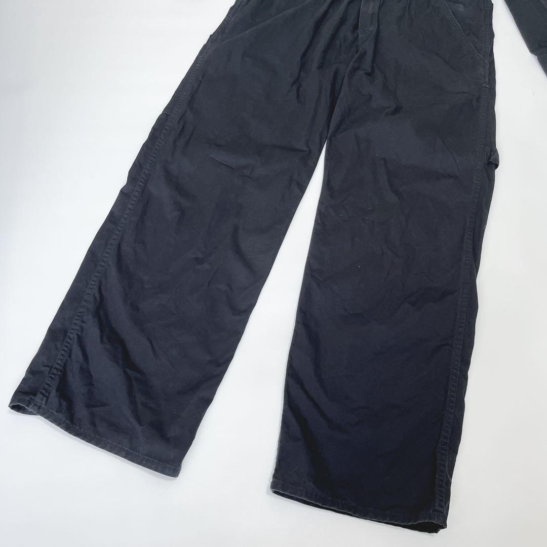 CUNEキューン うさぎプリント つなぎ オールインワン ブラック 2