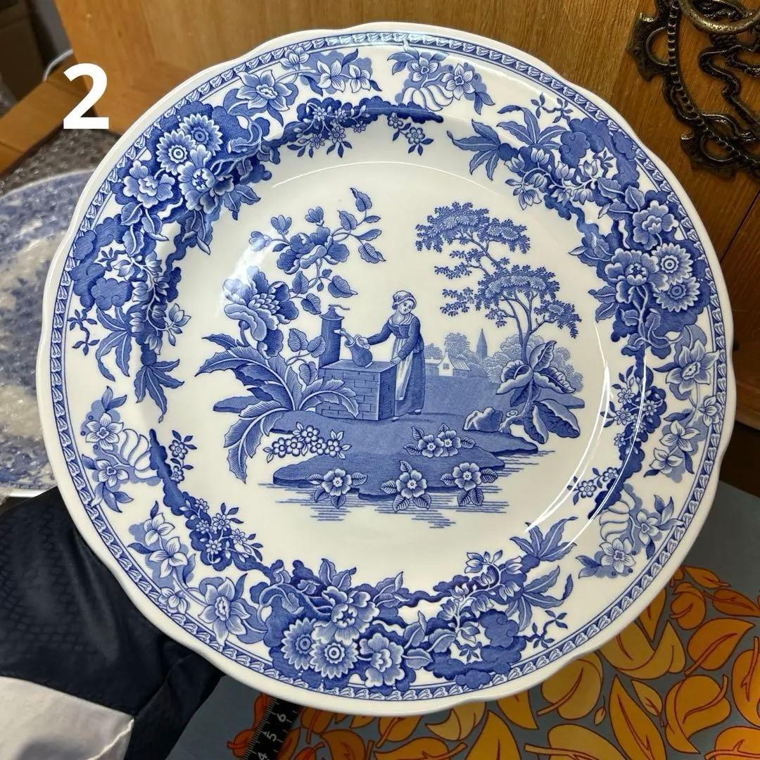 スポード　ブルールームコレクション　GIRL AT WELL プレート５枚