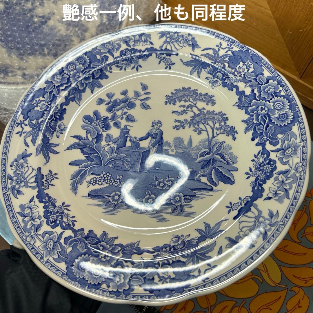 スポード　ブルールームコレクション　GIRL AT WELL プレート５枚