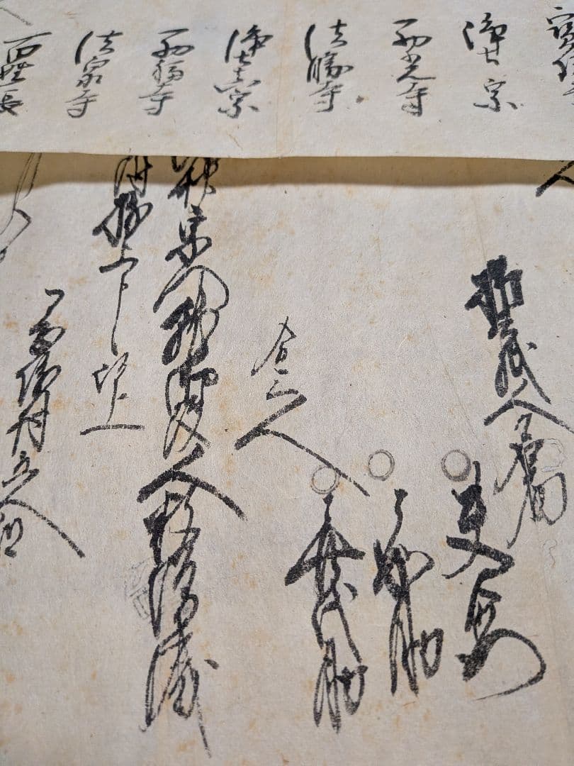 １８２１〜１８２６（文政４年〜文政９年）江戸時代阿波蜂須賀家知行地内時代古文書