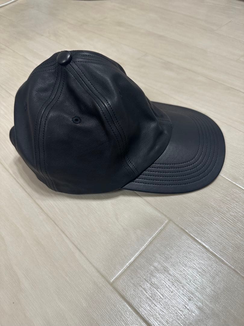 【美品】KIJIMA TAKAYUKI LAMB SKIN 6PANEL CAP