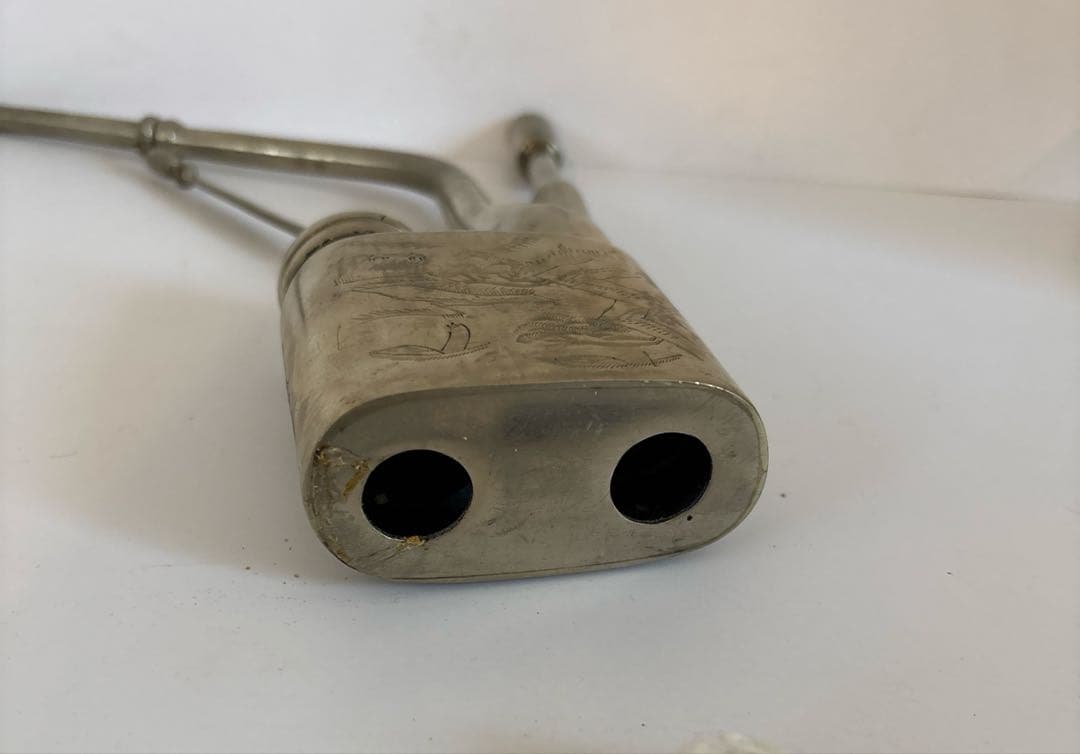 中国美術 唐物 チャイナブラス・水煙パイプ