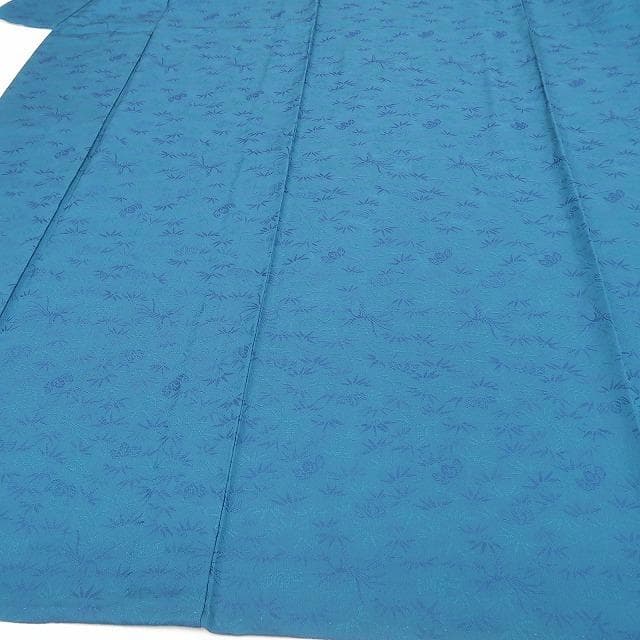 BR 新品 単衣 BANKAN 正絹 仕付け糸付 色無地 5469