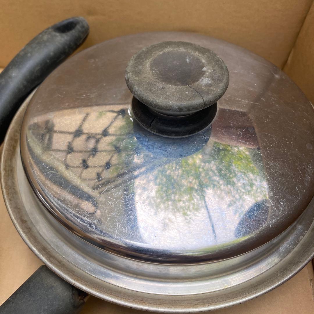 Amway 大・中フライパン・大・中・小ソースパン