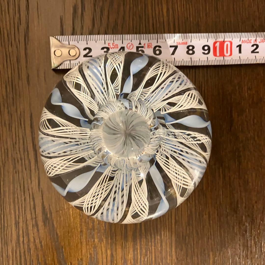 Murano glass ベネチアングラス　レース　ペーパーウエイト