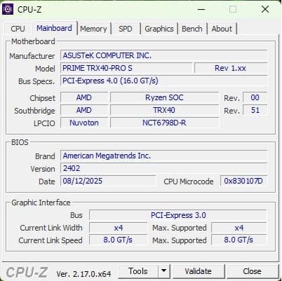 AMD Threadripper 3970X 32コア 対応マザーボードセット