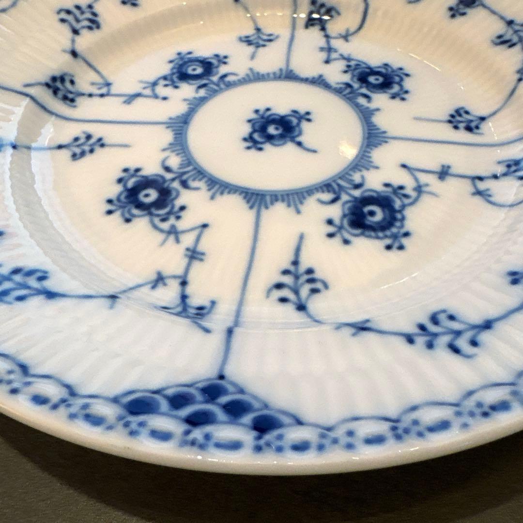 ♡未使用品♡ロイヤルコペンハーゲン ブルーブルーテッド プレート ペア 19㎝