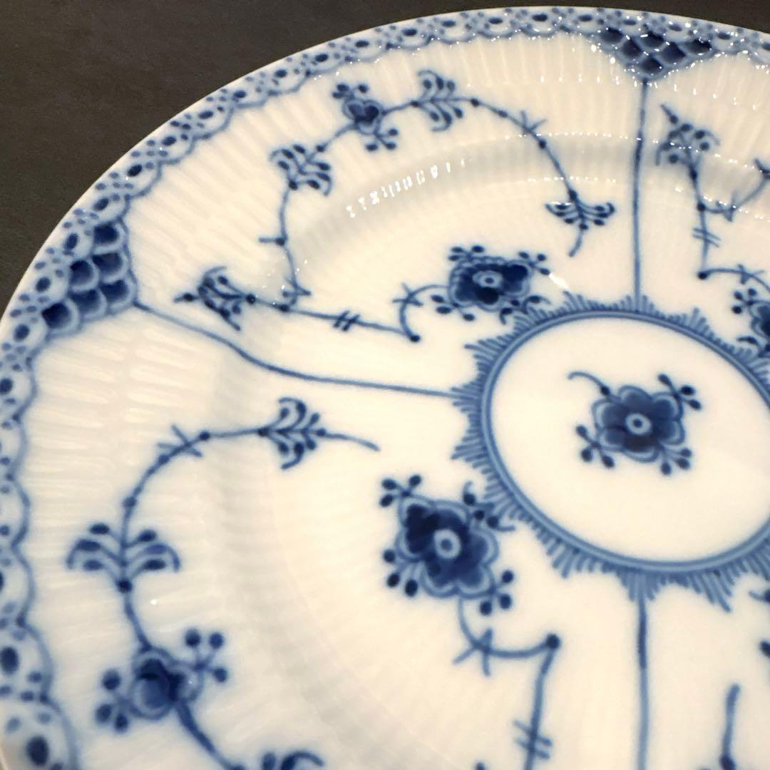 ♡未使用品♡ロイヤルコペンハーゲン ブルーブルーテッド プレート ペア 19㎝