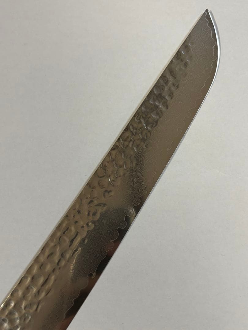 先丸柳刃 槌目 V 金10号 ダマスカス 67層 27cm ９寸 包丁