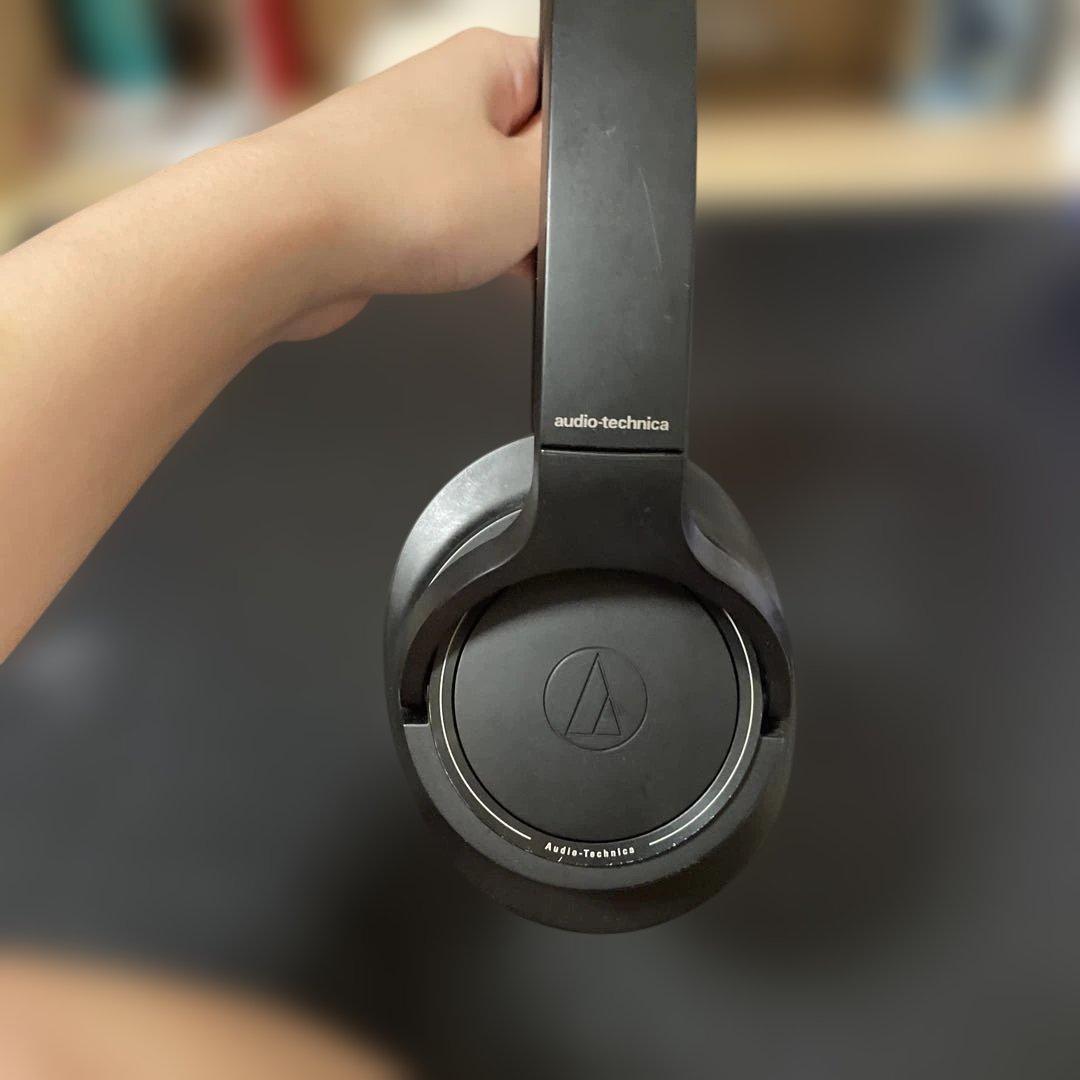 オーディオテクニカ ATH-SR50BT BW Bluetooth ヘッドホン