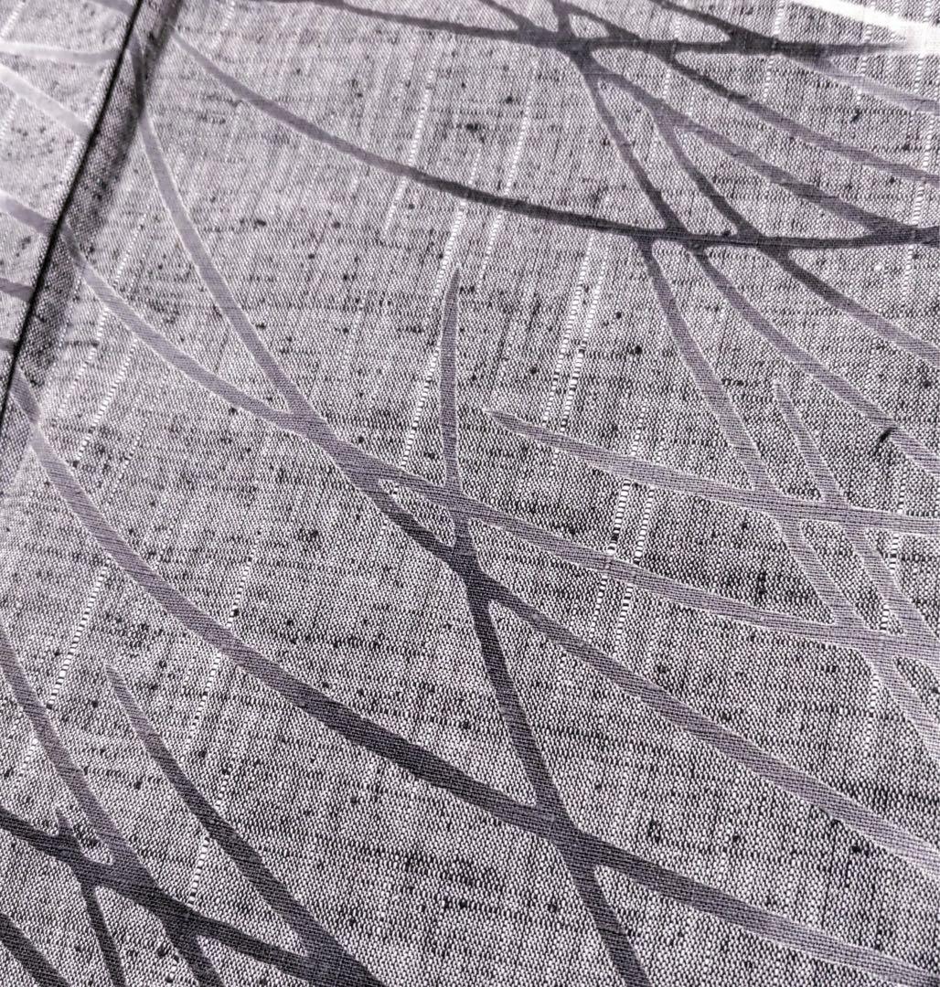 竺仙風　浴衣　仕立上がり　綿紬　芝草に蛍